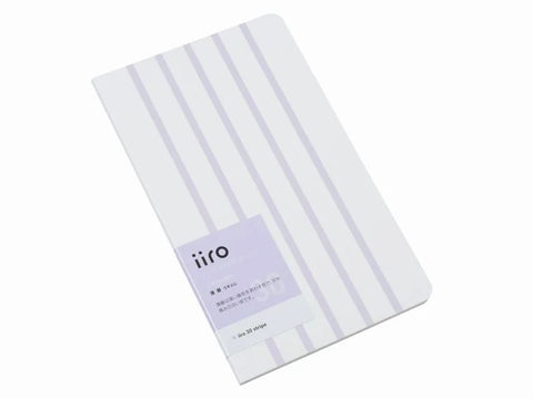 神戸派計画 iiro 30 stripe|Light Wisteria 薄藤(うすふじ)
