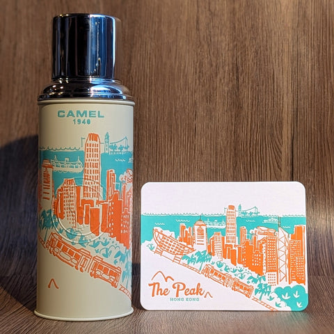 ditto ditto x camel themal flask - the peak