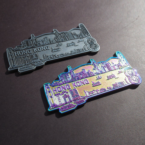 hong kong magnet - rainbow iridescent ( local Hong Kong shipping only )