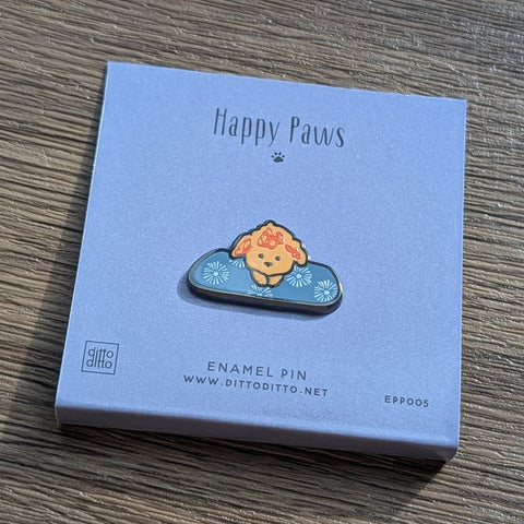 happy paws - mee mee pin