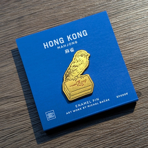 possibilities - michal bačák - mahjong enamel pin