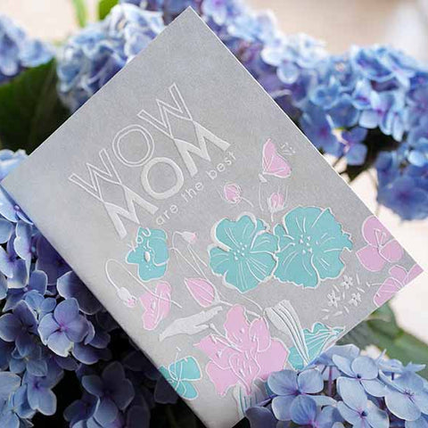 mom, you are the best - letterpress greeting card