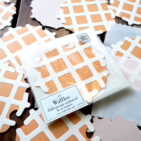 waffles notecard