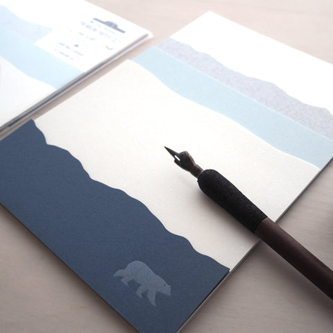 ink friendly paper set - polar bear x penguin