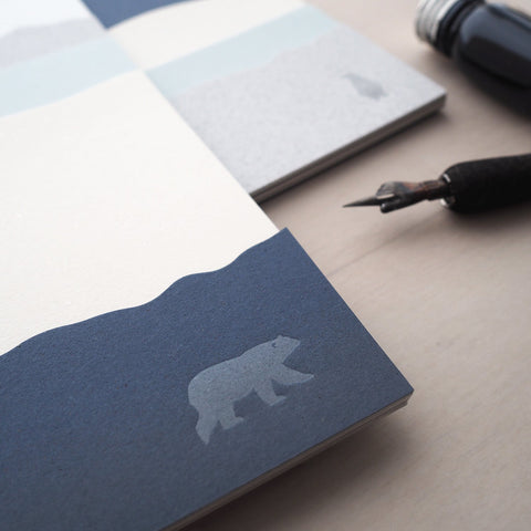 ink friendly paper set - polar bear x penguin
