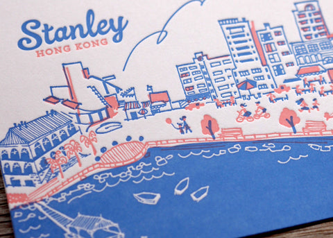 stanley - letterpress postcard