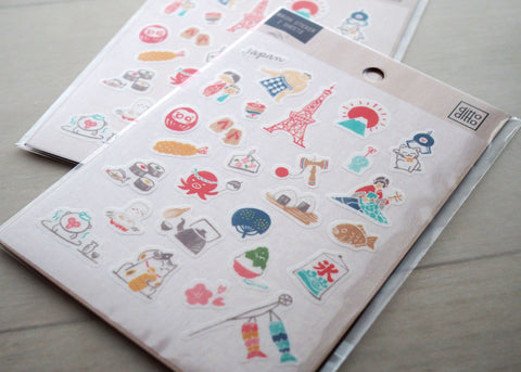 washi sticker - Japan style (set of 2)
