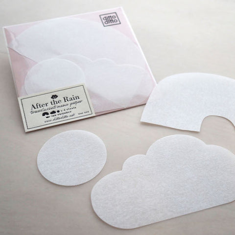 translucent memo paper - after the rain