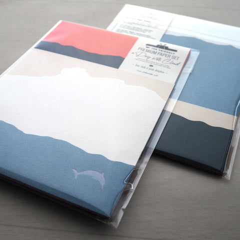 ink friendly paper set - lion rock x pink dolphin