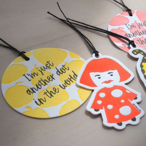 inspired by artist - artist gift tags (set of 2)