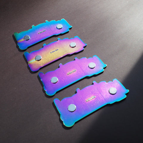 hong kong magnet - rainbow iridescent ( local Hong Kong shipping only )