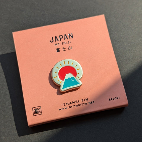 japan mt.fuji enamel pin