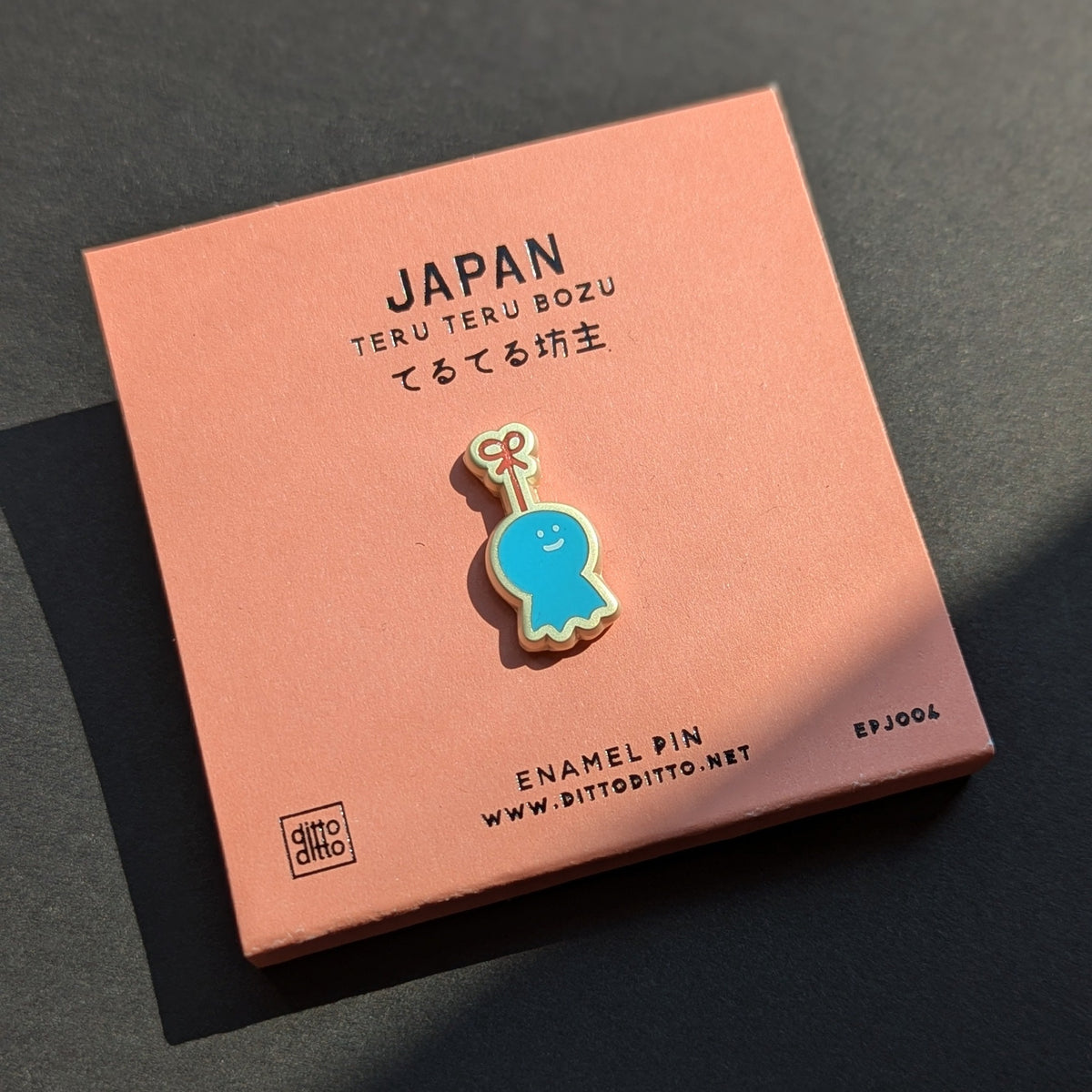 japan teru teru bozu enamel pin – ditto ditto