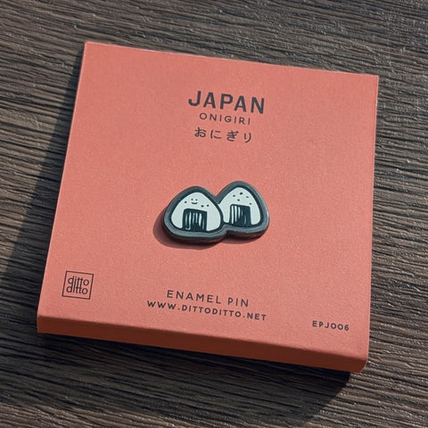 japan onigiri enamel pin