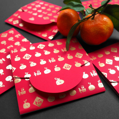 snake - mini envelope set of 6 (2 colors / 3 x each color)
