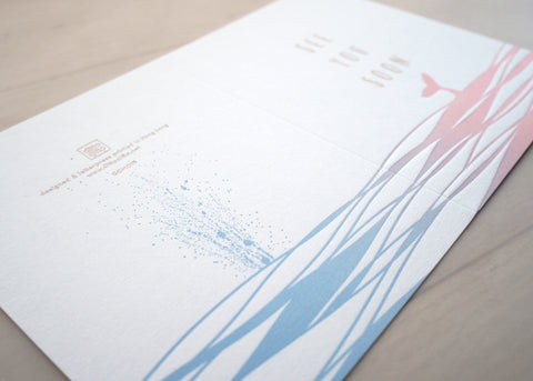 impression - see you soon - letterpress greeting card