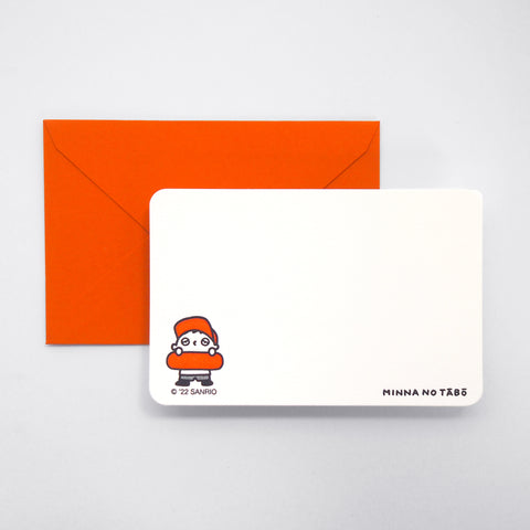 sanrio mini card - minna no tabo - letterpress mini card