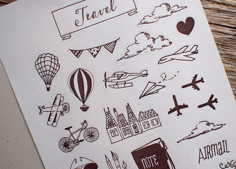 sticker - travel